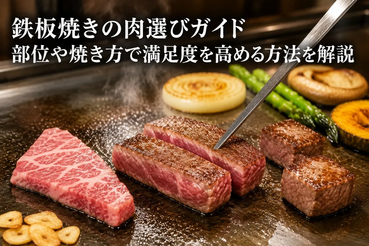 鉄板焼きの肉選びガイド|部位や焼き方で満足度を高める方法を解説