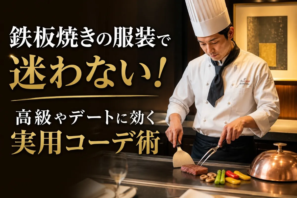 鉄板焼きの服装で迷わない!高級やデートに効く実用コーデ術